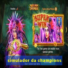 simulador da champions